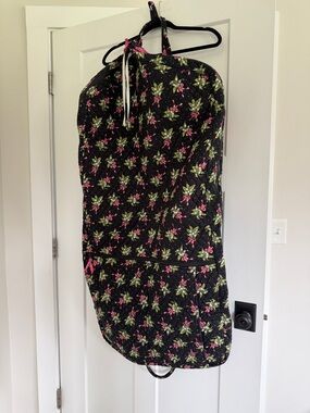 V era Bradley Quilted Vintage Retired New Hope Floral Garment Travel Bag RARE!!!